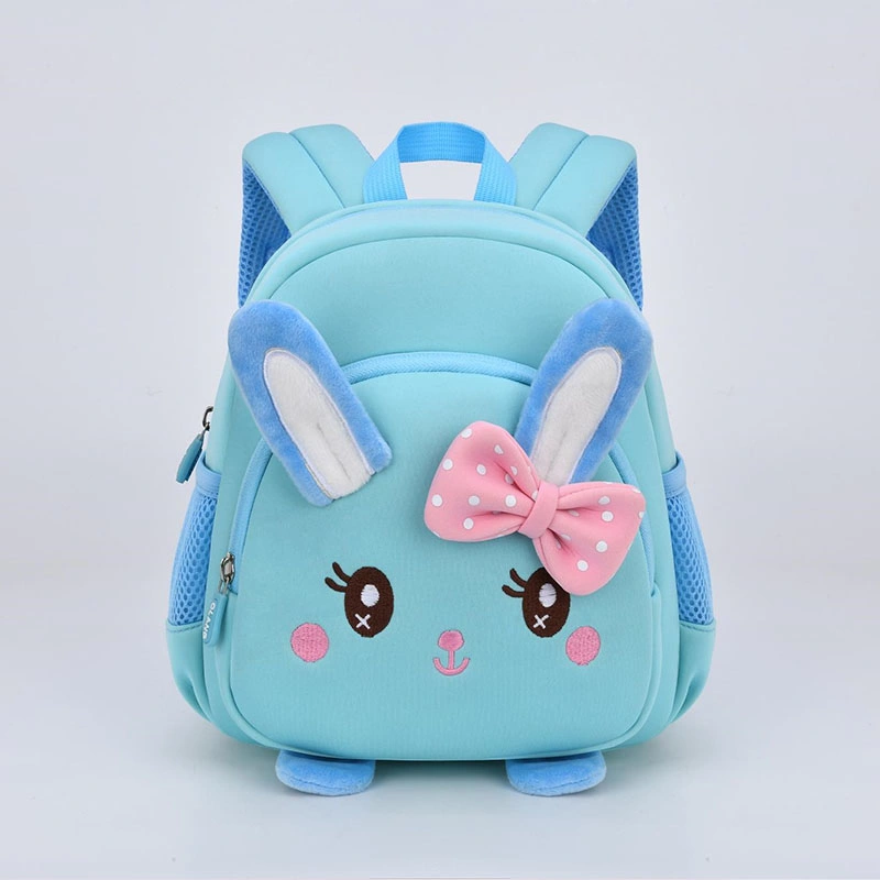 2022 Newest Style Bunny Backpack 2-5 Years Old Prevent Lost School Bags for Baby Girl