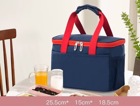 Bolsa enfriadora de almuerzo con aislamiento térmico a prueba de fugas para picnic