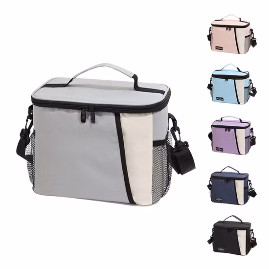 Mochila aislada playa hermética del almuerzo, bolso previo de la comida para la comida y la bebida