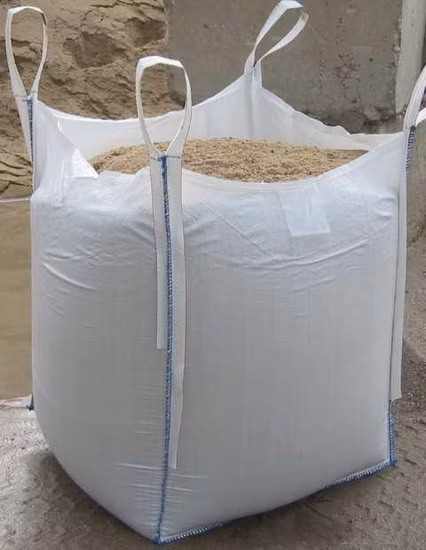 1000kg 1500kg PP Big Jumbo Bags para envasar harina de pescado al vapor seco