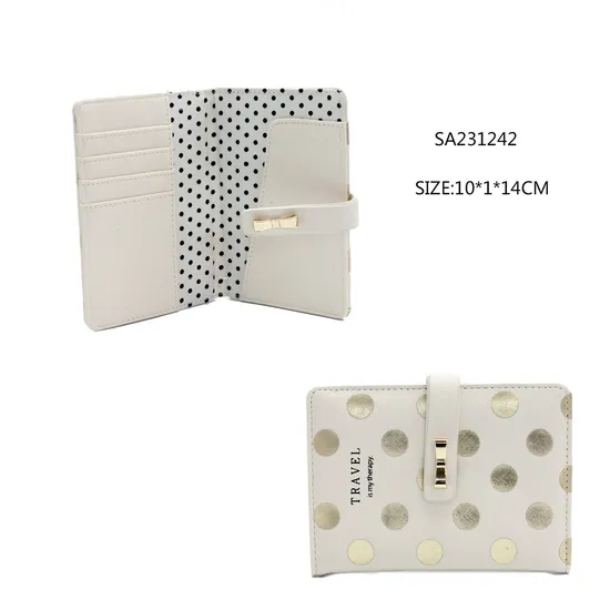 Carteras largas del bolso del monedero de la capacidad del titular de la tarjeta de la PU del diseño de la moda