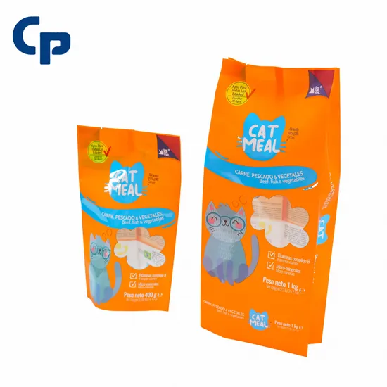 Impresión de alta calidad Bolsa con cremallera de llenado superior Respetuoso del medio ambiente 100% Reciclaje Cereales Bocadillos Frutas secas Alimentos para mascotas Comidas para microondas Bolsa de embalaje de plástico
