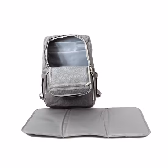 Bolso funcional multi del viaje de la mamá del bolso del bebé del pañal con la mochila de la momia del cojín cambiante de Fashiion